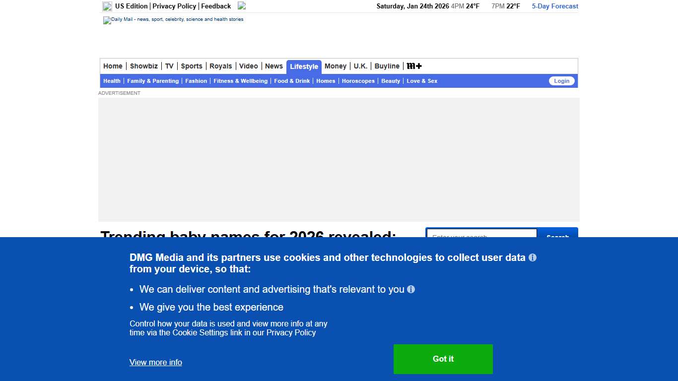 Trending baby names for 2026 revealed: Posh 'granola' monikers, farm-inspired nicknames and vintage classics are set to soar in popularity this year Daily Mail Online